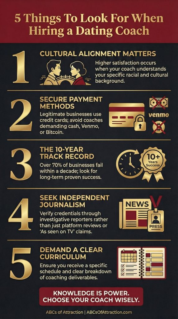 5 things to look for when hiring a dating coach