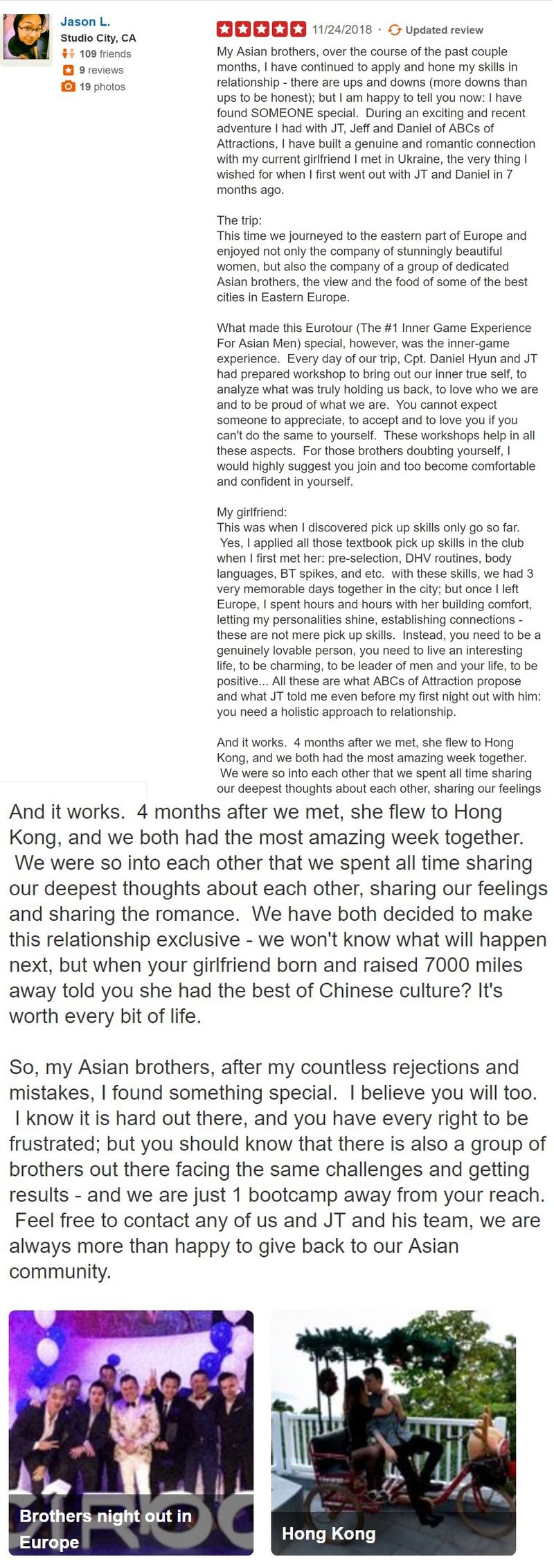 EuroTour review by Jason L.